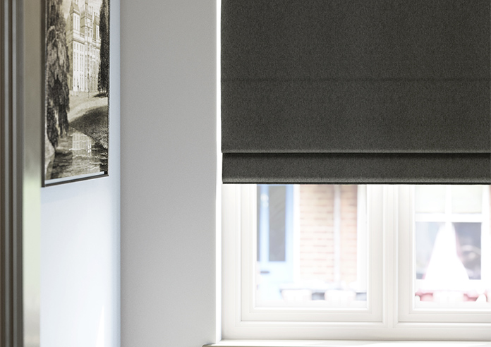 Wexley, Black Ink - Twist&Fit Roman Blind - Image 5